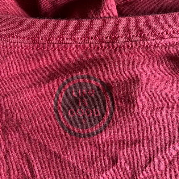 Life Is Good Long Sleeve Crusher Tee - Picture 4 of 5